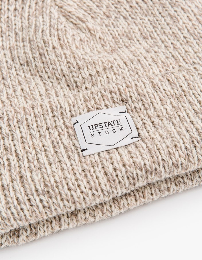 Ragg Wool Beanie Oatmeal - Image 2