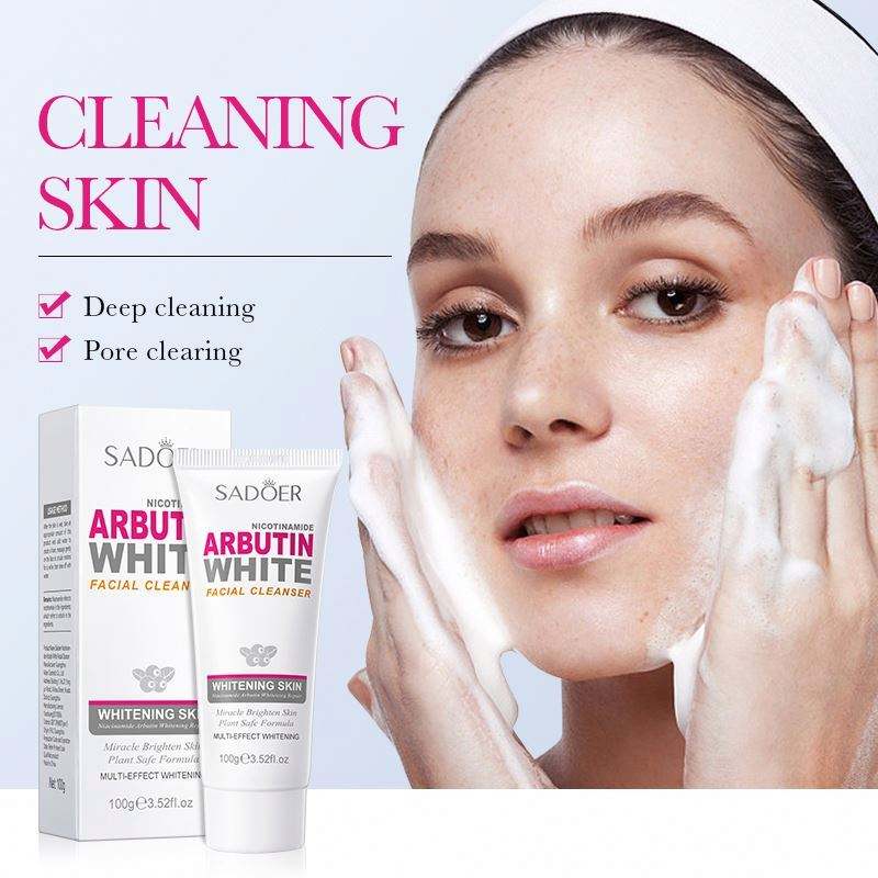 SADOER Nicotinamide Arbutin White Facial Cleanser - Image 2