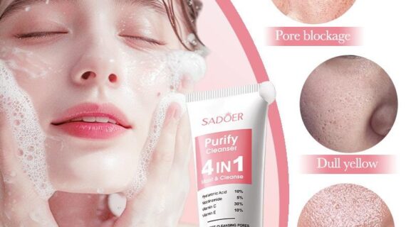 SADOER 4-in-1 Facial Cleansing Mousse Facewash