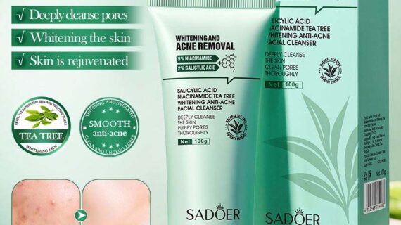 SADOER Whitening & Acne Removal Facial Cleanser